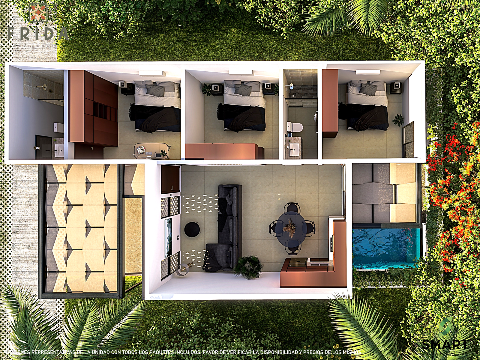 Imagen de una sala comedor cocina